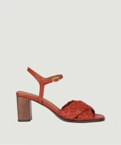 Anthology Paris Yael Braided Sandals Heel