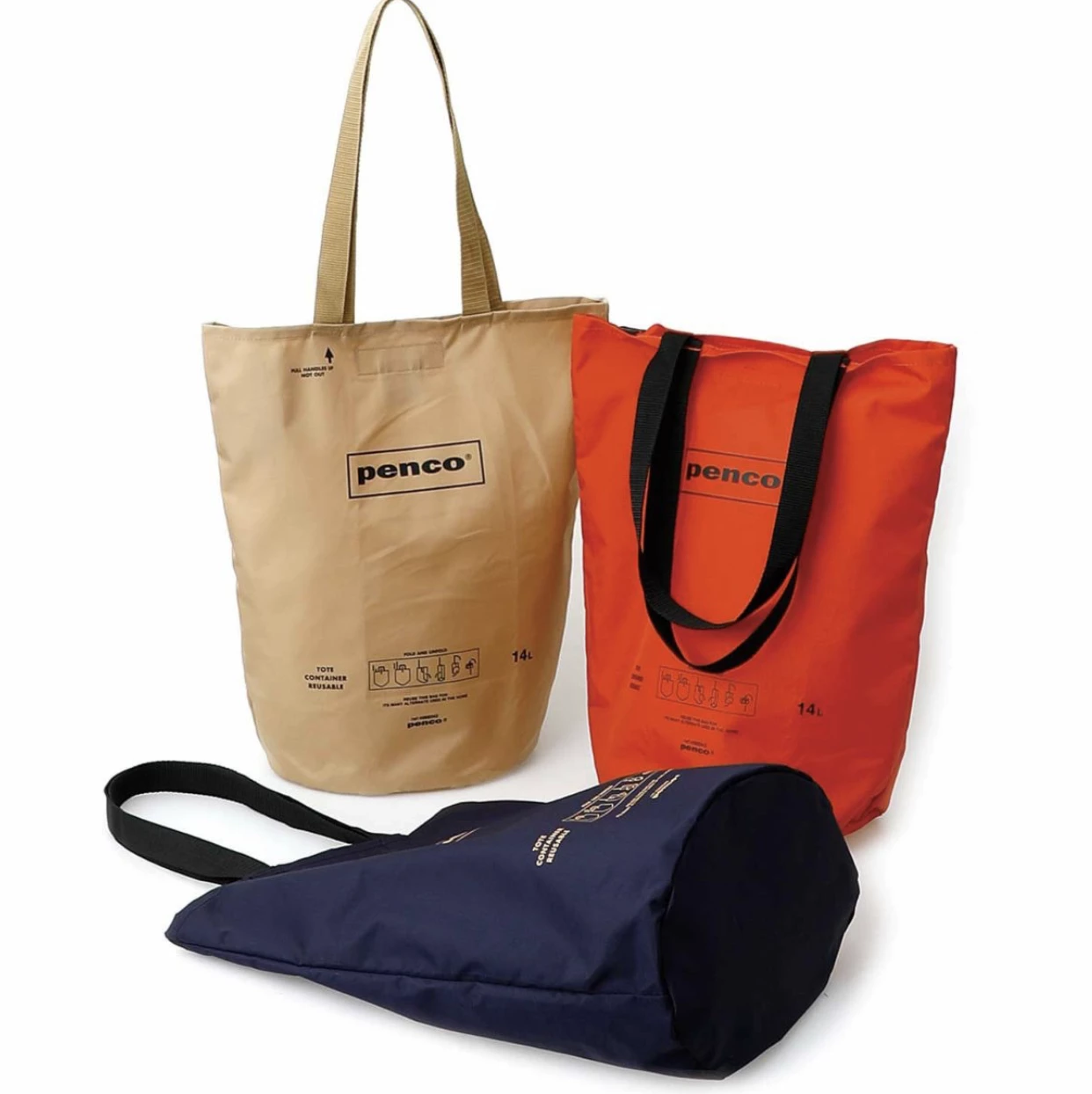 Hightide Penco Bucket Tote Bag in Beige 3 Hightide Penco Bucket Tote Bag in Beige