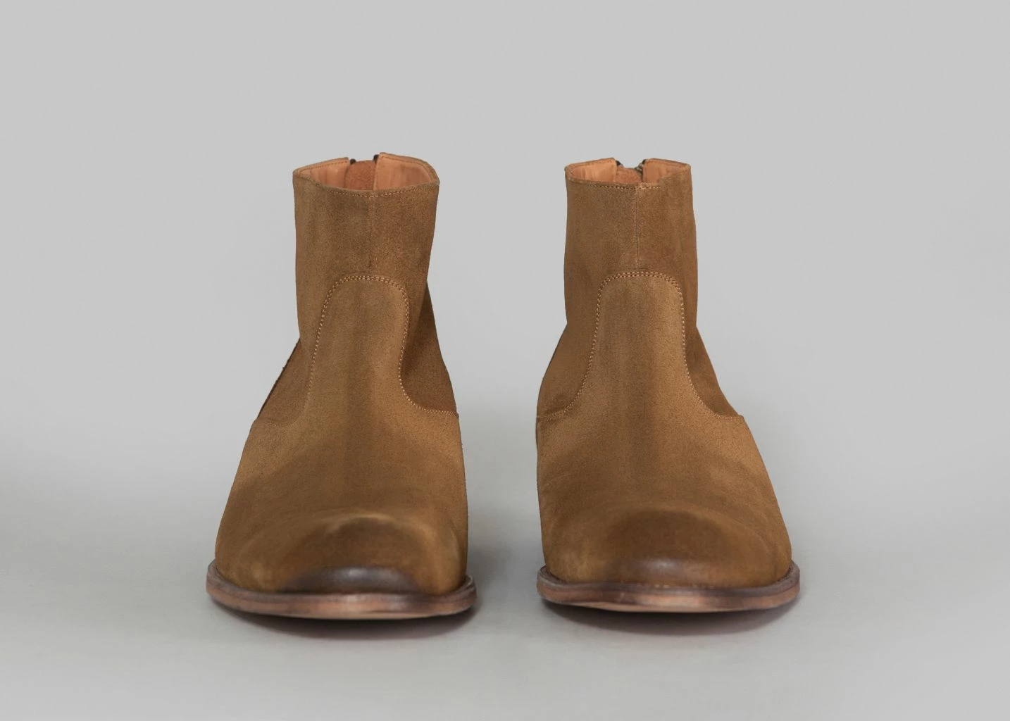 Anthology Paris Tobacco Suede Boots 6834 2 Anthology Paris Tobacco Suede Boots 6834