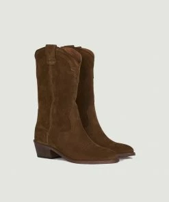 Hightide Official Shop 22 Anthology Paris Welson Suede Leather Boots