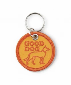 Hightide Retro Stitch Work Keychain Dog