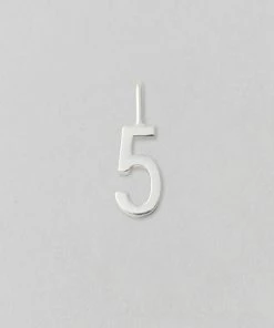 Design Letters 10mm Shiny Silver Lucky Number Charm 15 Design Letters 10mm Shiny Silver Lucky Number Charm