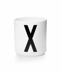 Design Letters White Porcelain Cup