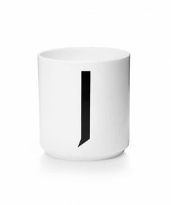 Design Letters White Porcelain Cup