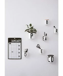 Design Letters White Porcelain Cup