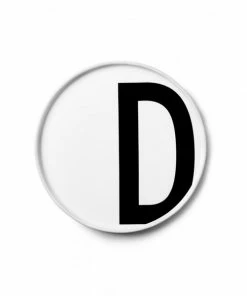 Design Letters White Porcelain Plate 30 Design Letters White Porcelain Plate