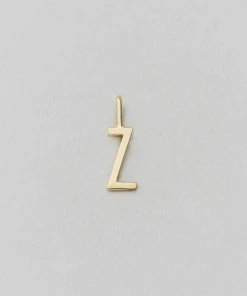 Design Letters 10mm Gold Archetype Shiny Initial Charm 47 Design Letters 10mm Gold Archetype Shiny Initial Charm
