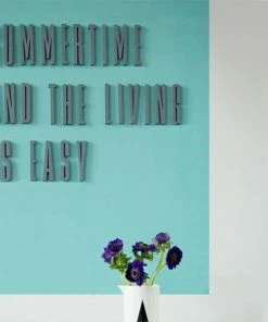 Design Letters Wooden Letters A to Z Grey