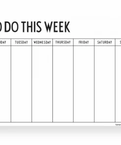 Design Letters Weekly Planner