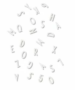 Design Letters Letter Box Small White For Message Board