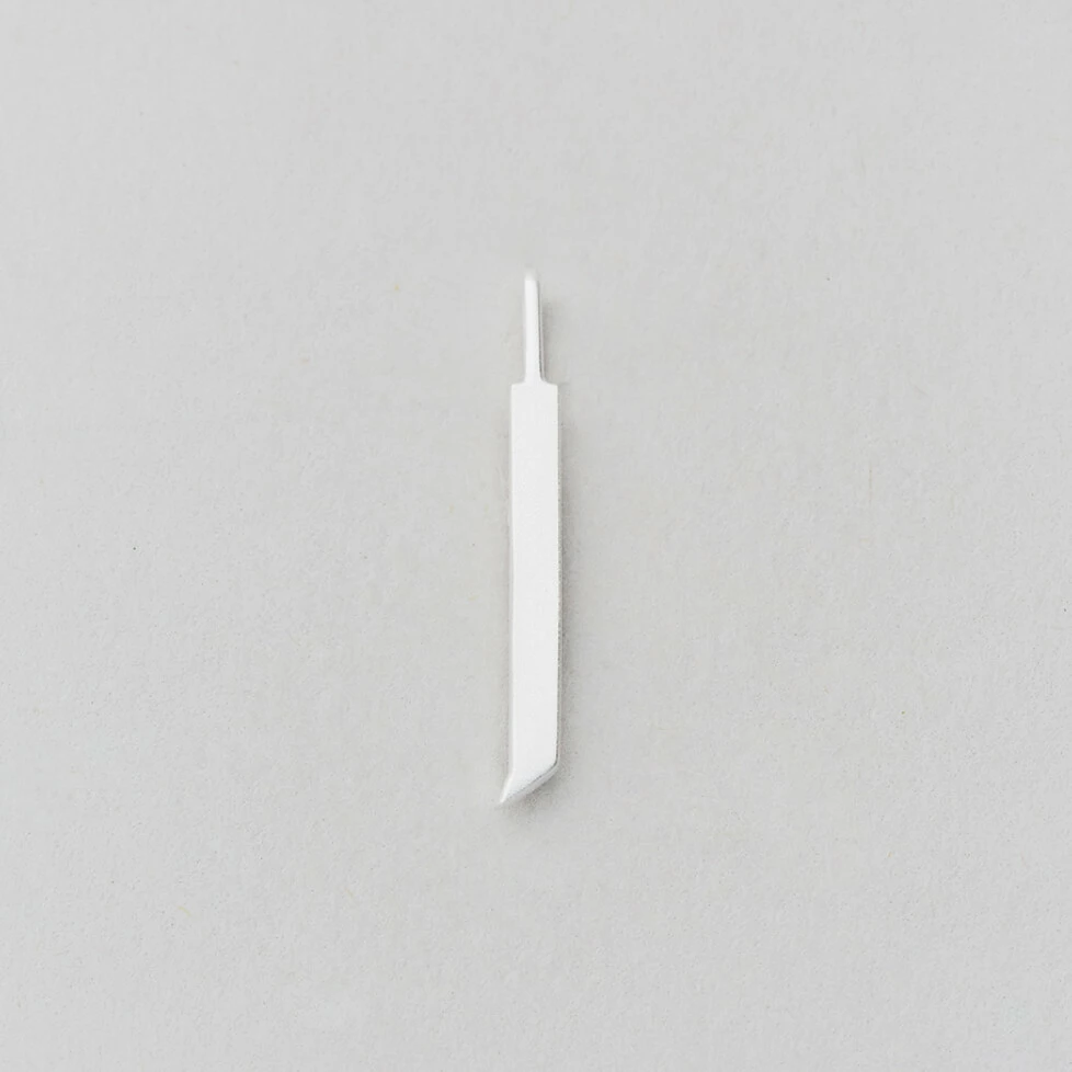 Design Letters 16mm Matt Silver Archetype Initial Charm 10 Design Letters 16mm Matt Silver Archetype Initial Charm