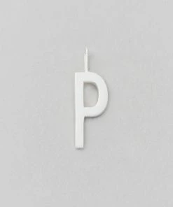 Design Letters 16mm Matt Silver Archetype Initial Charm 41 Design Letters 16mm Matt Silver Archetype Initial Charm