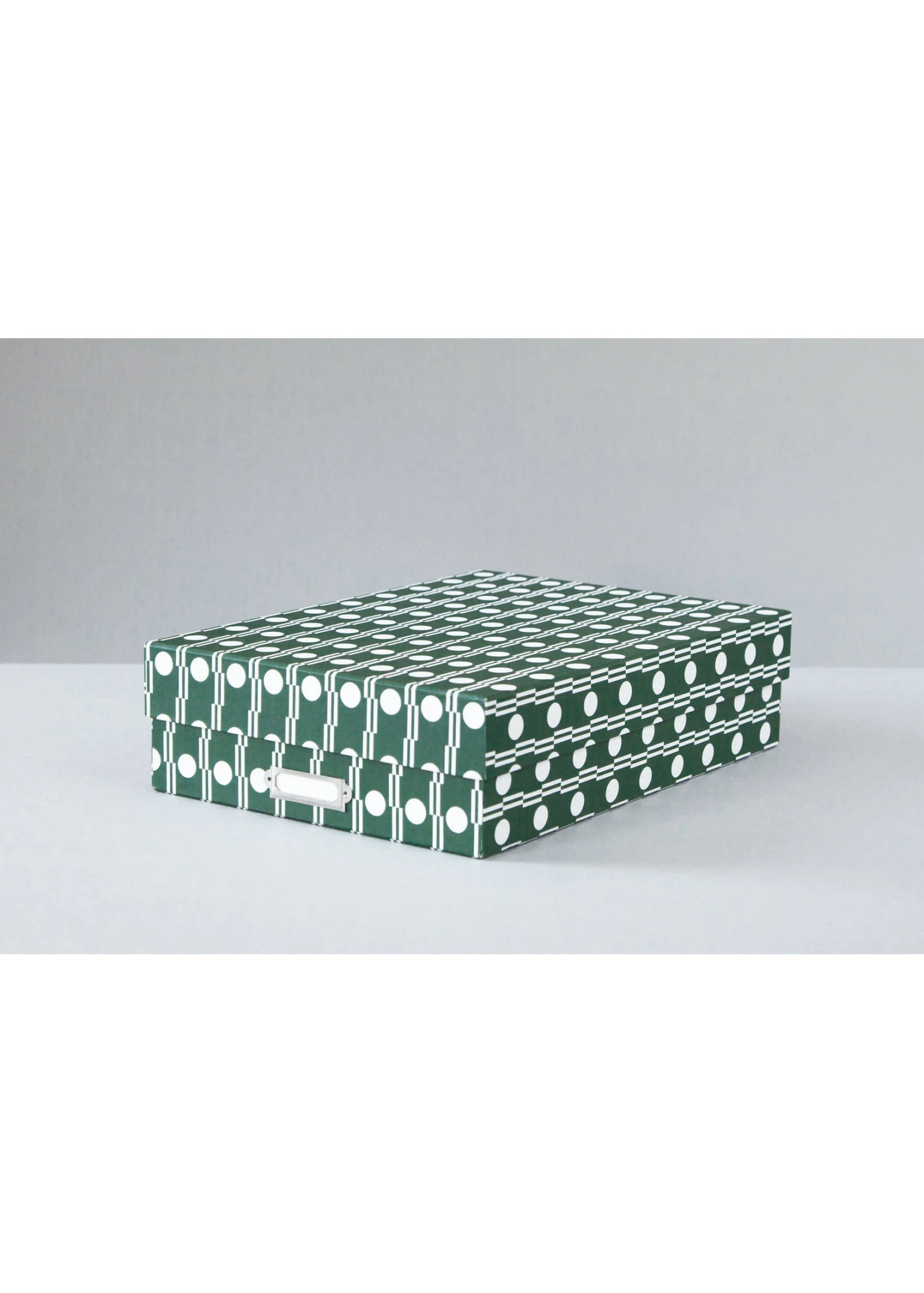 Ola Large Archive Box A4 | Benita Print in Forest Green 1 Ola Large Archive Box A4 | Benita Print in Forest Green