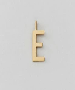 Design Letters 16mm Matt Gold Archetype Initial Charm 30 Design Letters 16mm Matt Gold Archetype Initial Charm