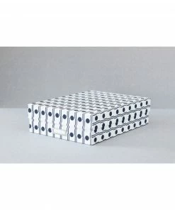 Ola Large Archive Box A4 | Benita Print in Navy