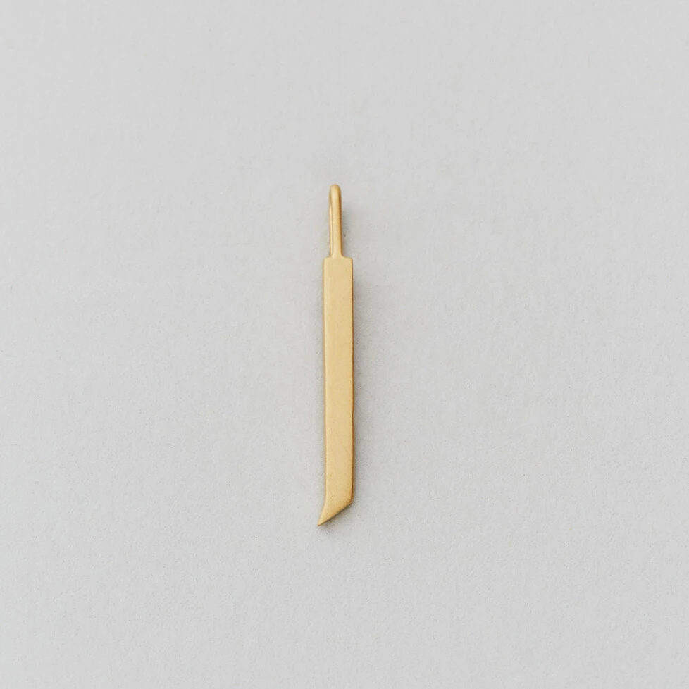 Design Letters 16mm Matt Gold Archetype Initial Charm 10 Design Letters 16mm Matt Gold Archetype Initial Charm