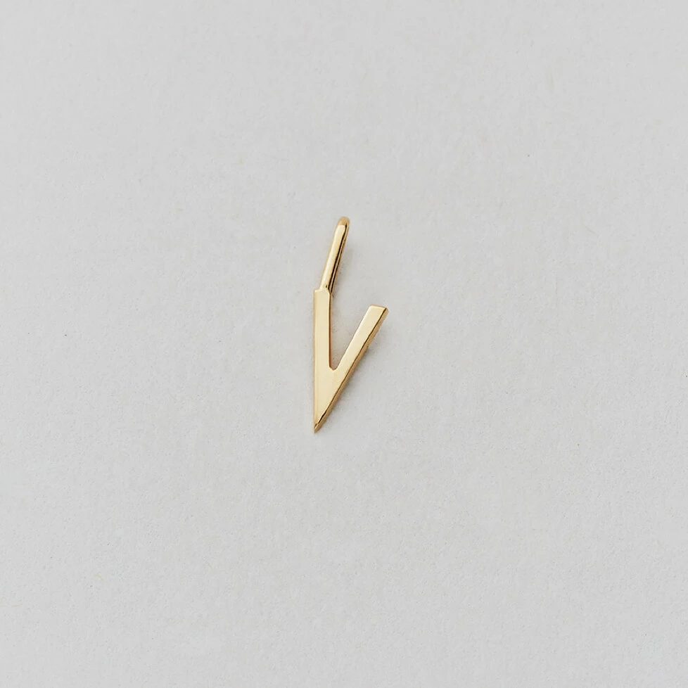 Design Letters 10mm Gold Archetype Shiny Initial Charm 20 Design Letters 10mm Gold Archetype Shiny Initial Charm