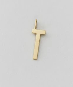 Design Letters 16mm Matt Gold Archetype Initial Charm 45 Design Letters 16mm Matt Gold Archetype Initial Charm