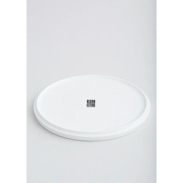 Design Letters White Porcelain Plate 27 Design Letters White Porcelain Plate