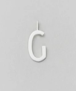 Design Letters 16mm Matt Silver Archetype Initial Charm 32 Design Letters 16mm Matt Silver Archetype Initial Charm