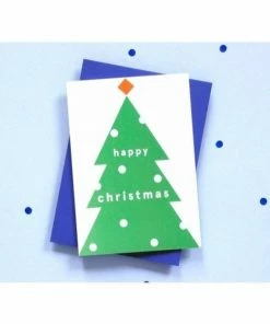 Ola Greeting Card Christmas Tree Pack of 6