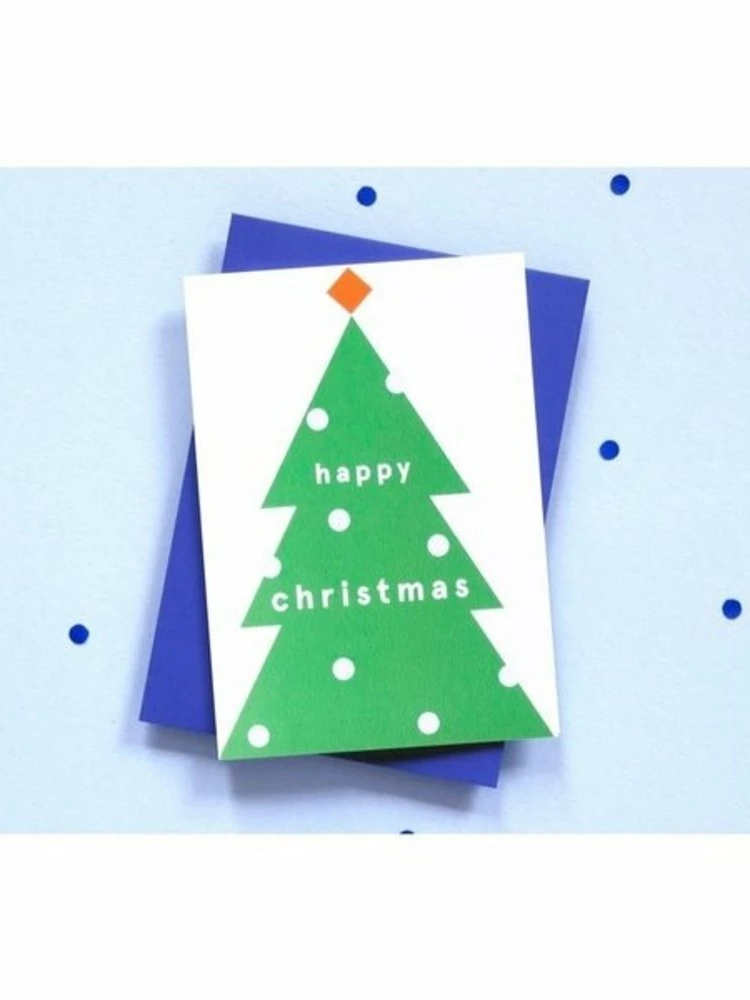 Ola Greeting Card Christmas Tree Pack of 6 1 Ola Greeting Card Christmas Tree Pack of 6