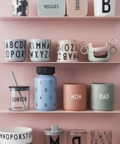 Design Letters Botella Térmica ABC con Pajita - Azul 9 Design Letters Botella Térmica ABC con Pajita - Azul