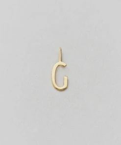 Design Letters 10mm Gold Archetype Shiny Initial Charm 30 Design Letters 10mm Gold Archetype Shiny Initial Charm
