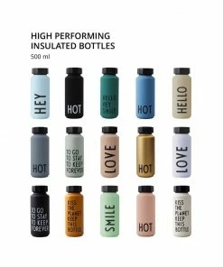 Design Letters Mustard Kiss Thermo Bottle