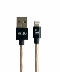 Design Letters 1m Gold Mycable iPhone Cable