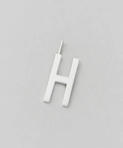 Design Letters 16mm Matt Silver Archetype Initial Charm 33 Design Letters 16mm Matt Silver Archetype Initial Charm