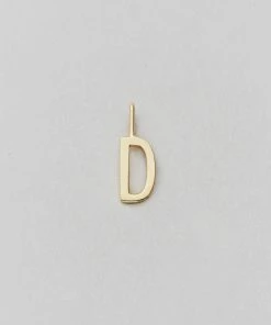 Design Letters 10mm Gold Archetype Shiny Initial Charm 27 Design Letters 10mm Gold Archetype Shiny Initial Charm
