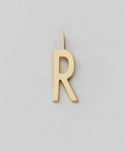 Design Letters 16mm Matt Gold Archetype Initial Charm 43 Design Letters 16mm Matt Gold Archetype Initial Charm