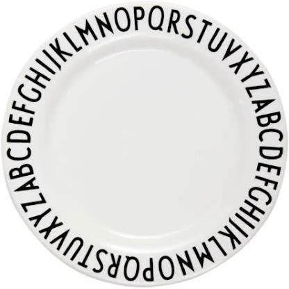 Design Letters Large Alphabet Melamine Plate 1 Design Letters Large Alphabet Melamine Plate