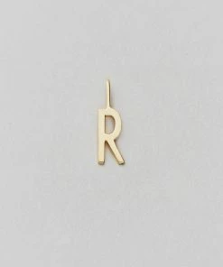 Design Letters 10mm Gold Archetype Shiny Initial Charm 40 Design Letters 10mm Gold Archetype Shiny Initial Charm