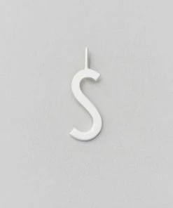 Design Letters 16mm Matt Silver Archetype Initial Charm 44 Design Letters 16mm Matt Silver Archetype Initial Charm