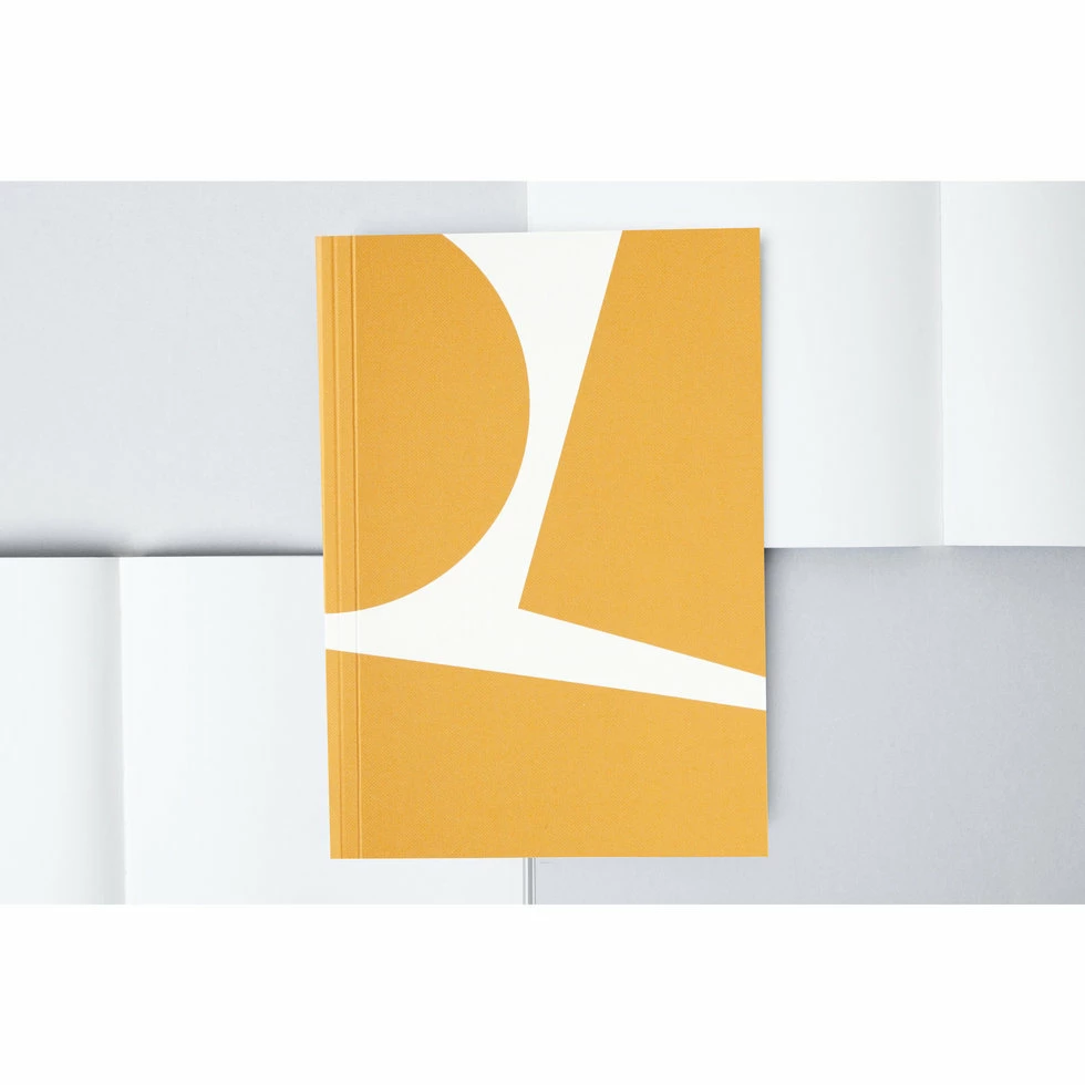 Ola Limited Edition Medium Layflat Weekly Planner, Blocks Print in Mustard - Calendar Insert: 2021/2022 3 Ola Limited Edition Medium Layflat Weekly Planner, Blocks Print in Mustard - Calendar Insert: 2021/2022