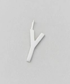 Design Letters 16mm Matt Silver Archetype Initial Charm 50 Design Letters 16mm Matt Silver Archetype Initial Charm