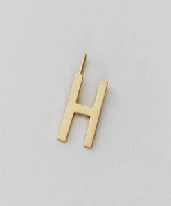 Design Letters 16mm Matt Gold Archetype Initial Charm 33 Design Letters 16mm Matt Gold Archetype Initial Charm