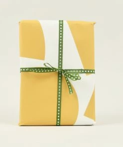 Ola 10 Sheets of Gift Wrap - Blocks Mustard