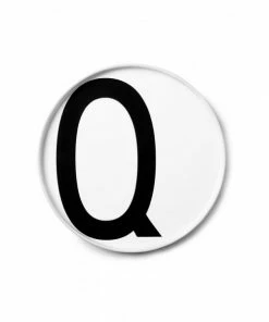 Design Letters White Porcelain Plate 43 Design Letters White Porcelain Plate