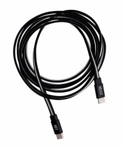 Design Letters 2m Black and White Usb C To C Cable