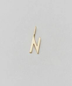 Design Letters 10mm Gold Archetype Shiny Initial Charm 37 Design Letters 10mm Gold Archetype Shiny Initial Charm