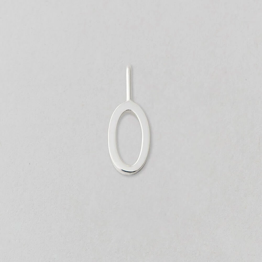 Design Letters 10mm Shiny Silver Lucky Number Charm 1 Design Letters 10mm Shiny Silver Lucky Number Charm