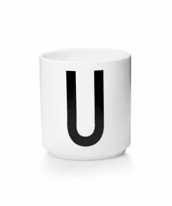Design Letters White Porcelain Cup