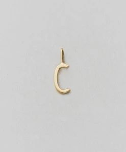 Design Letters 10mm Gold Archetype Shiny Initial Charm 26 Design Letters 10mm Gold Archetype Shiny Initial Charm