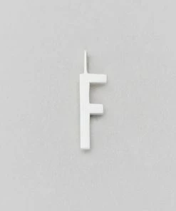 Design Letters 16mm Matt Silver Archetype Initial Charm 31 Design Letters 16mm Matt Silver Archetype Initial Charm