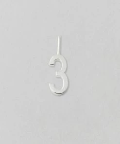 Design Letters 10mm Shiny Silver Lucky Number Charm 13 Design Letters 10mm Shiny Silver Lucky Number Charm