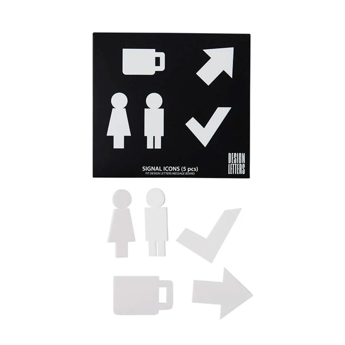 Design Letters Signal Icons White For Message Board 1 Design Letters Signal Icons White For Message Board