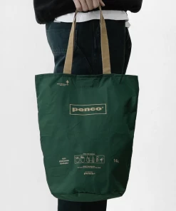 Hightide Penco Bucket Tote Bag in Dark Green